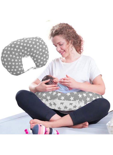 Adjustable Nursing Pillow with Buckle, 100% Cotton