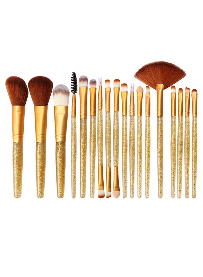 NIBEMINENT 18-Piece Makeup Brush Set Multicolour