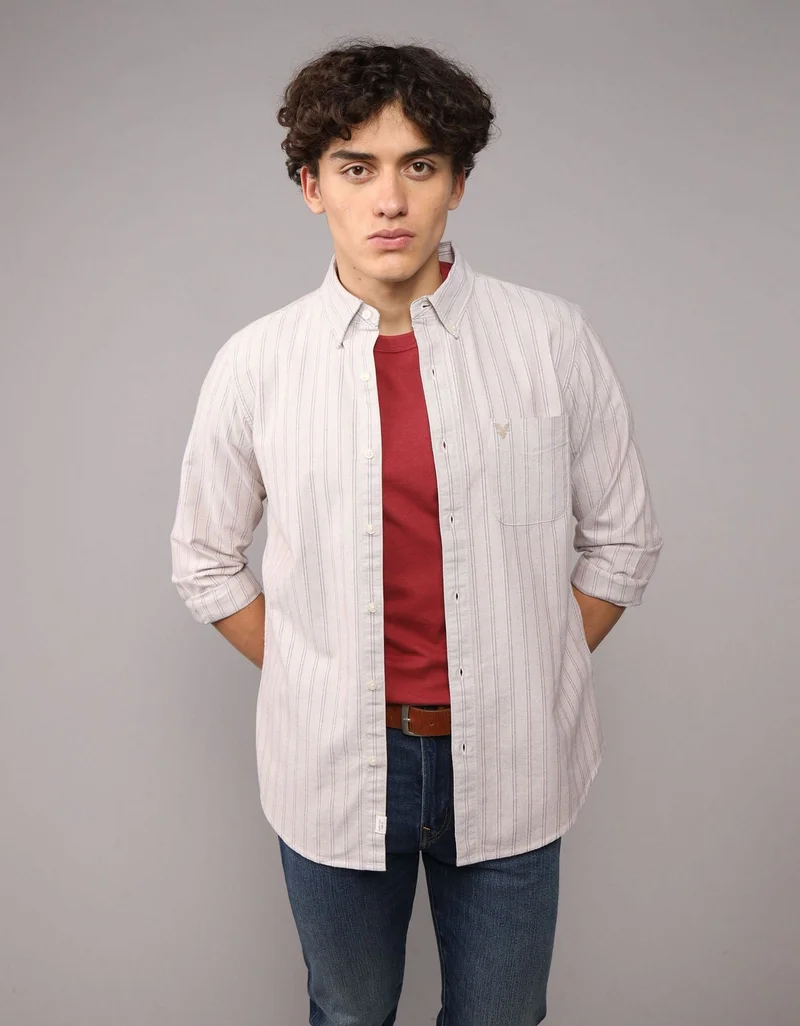 AE Slim Fit Everyday Oxford Button-Up Shirt