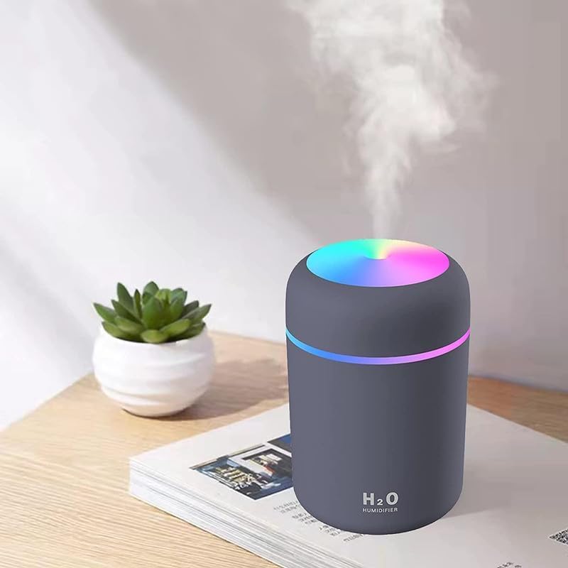 larrito Wooden Cool Mist Humidifiers Essential Oil Diffuser Aroma Air Humidifier with Colorful Change for Car, Office, Babies, humidifiers for Home, air humidifier for Room (Multicolour) - Image 2