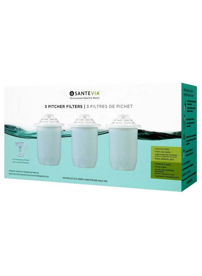 Santevia Water Systems Pitcher Filter (3 Pack) , White - (P422) - Image 4