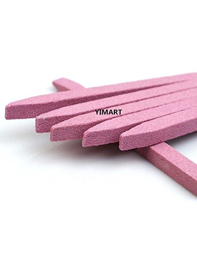 Yimart 5Pcs Nail Art Pedicure & Manicure Tools Stone Nail Files Cuticle Remover Trimmer Buffer Buffing - Image 2