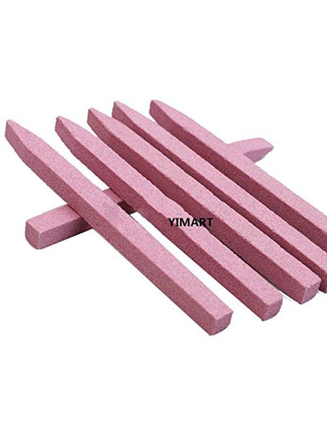 Yimart 5Pcs Nail Art Pedicure & Manicure Tools Stone Nail Files Cuticle Remover Trimmer Buffer Buffing - Image 1