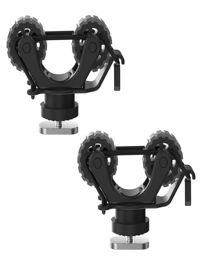 EDSRDPLT 1005 Kayak Paddle Holder for Track Mount (2-Pack) Silent Rubber Roller Rail Clip Anti-Slip & Custom Fit Accessories for Fishing Rods & Nets - Image 1