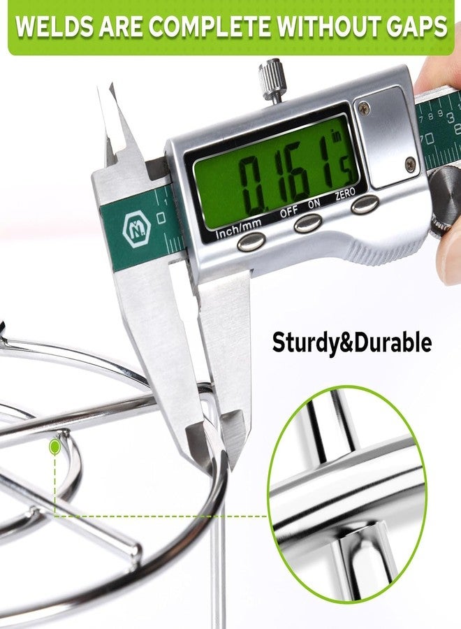 ZOLYPY Steamer Rack for Instant Pot – Stainless Steel Pressure Cooker Trivet 2 Pack, Steaming Rack with Legs for 6Qt & 8Qt Instant Pot Accessories, Food Steamer Stand for Vegetables, Eggs, Seafood, Cooling Rack Combo ( Samll and Big) - Image 3