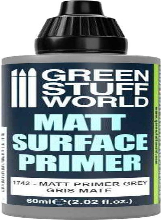 Green Stuff World Matt Surface Primer 60ml - Grey 1742 - Image 1