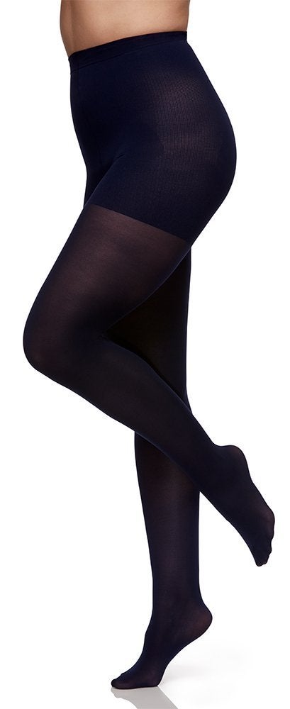 Berkshire womens The Easy On! 40 Denier Plus Size Tights, Navy, 5X-6X US - Image 5