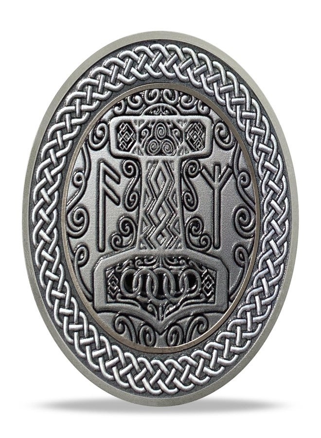 Imasoner Thor Viking Challenge Coin – Norse God with Mjölnir & Runes, Symbol of Strength, Protection & Inspiration Gift - Image 4
