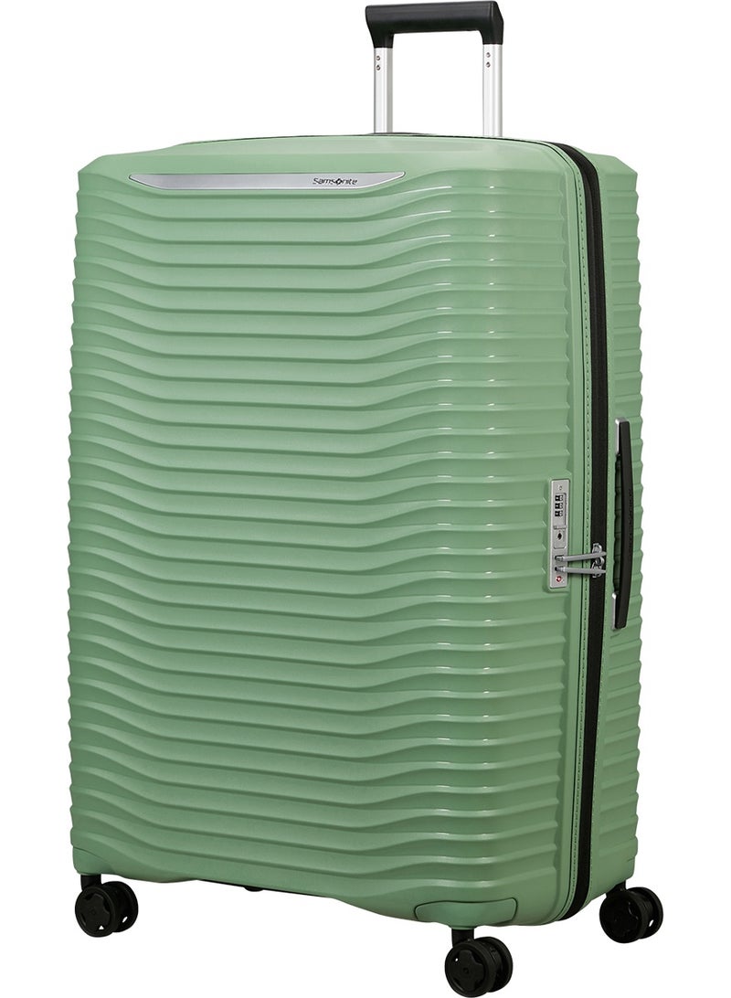 Samsonite Upscape Suitcase Check-In Size 81 cm / 30 inch, 4 Spinner Wheels, Polypropylene + RPET, Stone Green|Inner Mesh Pocket|Expandable|Removable Divider|TSA Lock - 10 Years International Warranty - Image 1