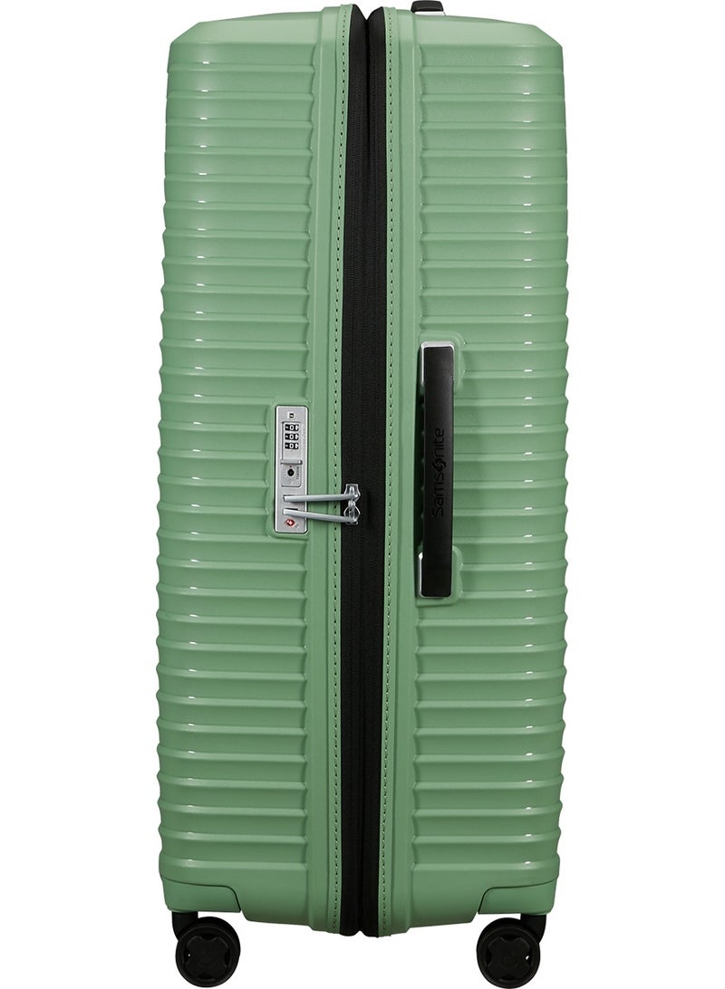 Samsonite Upscape Suitcase Check-In Size 81 cm / 30 inch, 4 Spinner Wheels, Polypropylene + RPET, Stone Green|Inner Mesh Pocket|Expandable|Removable Divider|TSA Lock - 10 Years International Warranty - Image 2