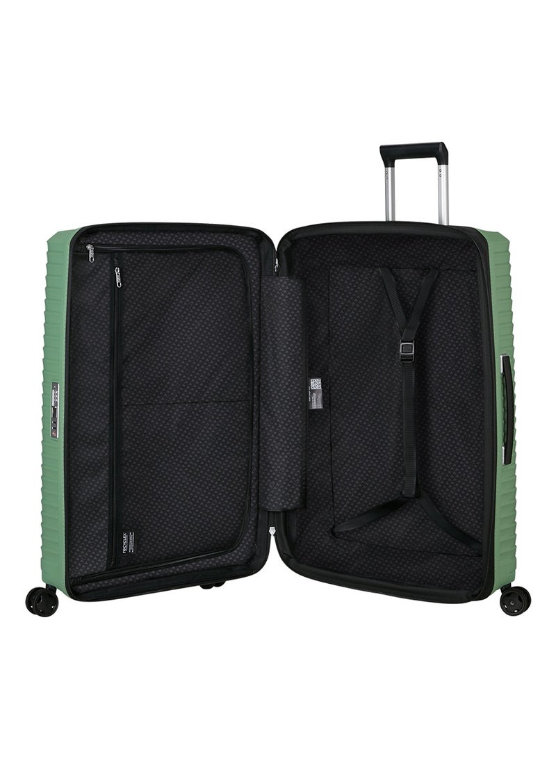 Samsonite Upscape Suitcase Check-In Size 81 cm / 30 inch, 4 Spinner Wheels, Polypropylene + RPET, Stone Green|Inner Mesh Pocket|Expandable|Removable Divider|TSA Lock - 10 Years International Warranty - Image 5
