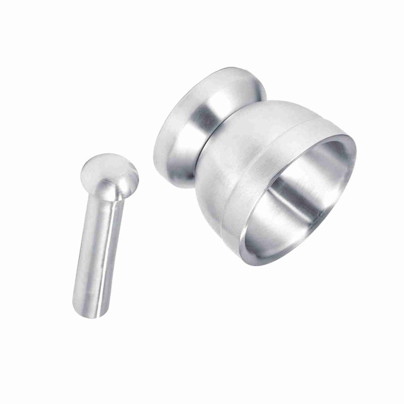 Mortar and Pestle: Stainless Steel Grinding Bowl - Effortless Crushing Stable Thickened Base Ergonomic Pestle for Home Kitchen Seasoning Grinding - Image 5