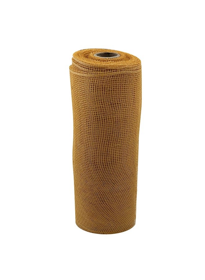 GiftWrap Etc. Fall Wreath Gold Deco Mesh - 10" x 10 Yards, Old Gold, Wedding, Swag, Tree Topper, Bows, Gifts, Garlands, Thanksgiving, Christmas Decoration Ribbon Roll, Mardi Gras - Image 2