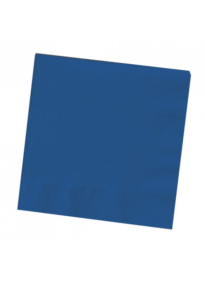 CREATIVE CONVERTING Creative Converting Touch of Color 2-Ply 50 Count Paper Beverage Napkins, Navy 