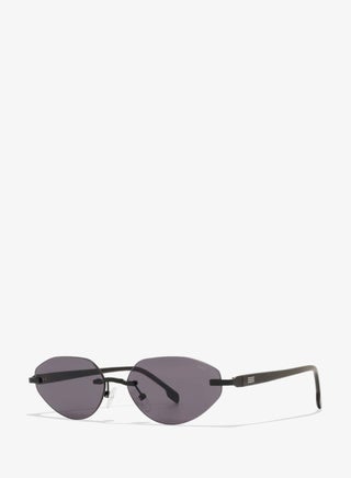 Unisex CLARENCE Sunglasses - Lens Size: 56 mm - Black - view 2