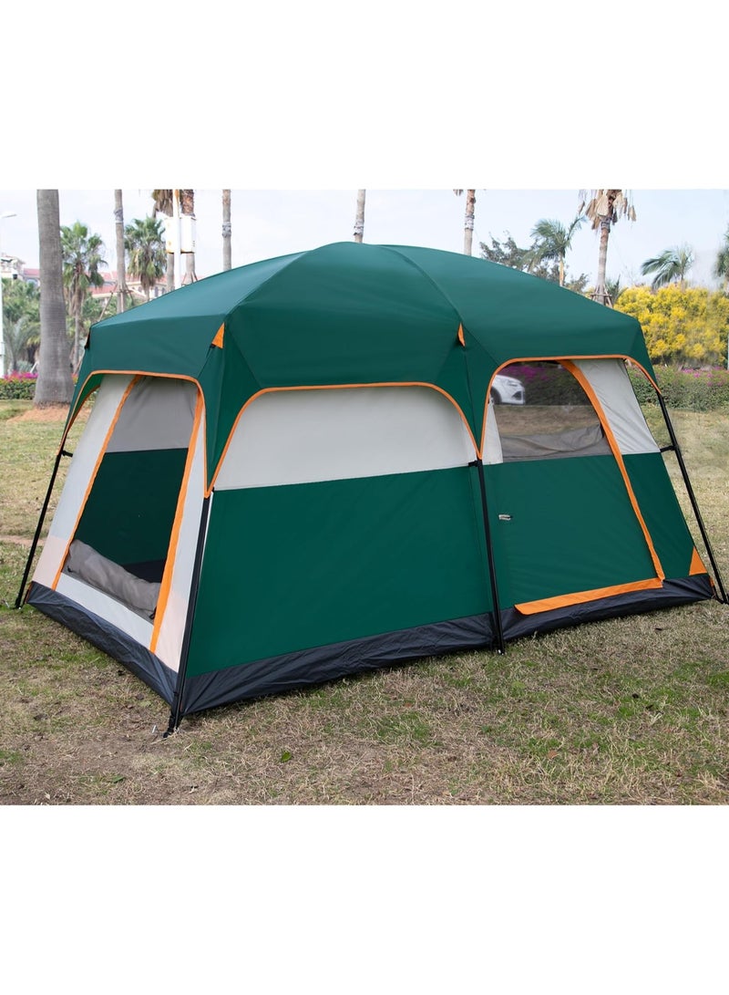 DubaiGallery Outdoor Family Camping Tent Large Two Bedrooms and One Living Room Automatic Tent PopUp Waterproof - Image 1