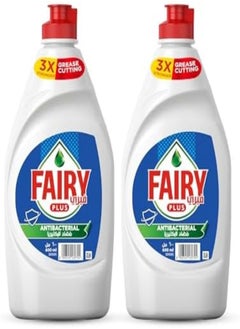 Fairy Plus Antibacterial Dishwashing Liquid Soap, With Alternative Power To Bleach, 2X600Ml - pzsku/Z7044BA79A9BBBF9DE756Z/45/_/1716552962/d0398149-8409-4ecd-b8dc-077c5c800963