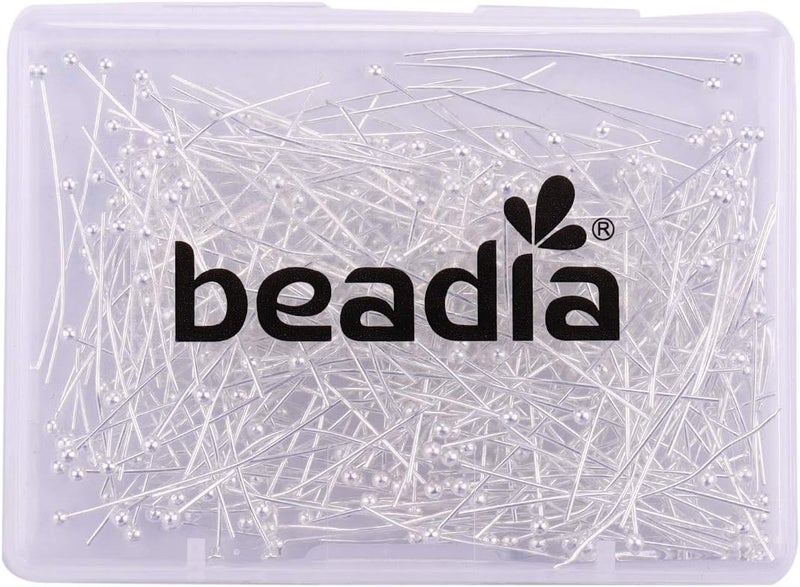 beadia Ball Head pins Silver for DIY Jewelry Making 30mm 400pcs - Image 3