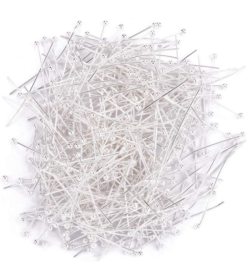 beadia Ball Head pins Silver for DIY Jewelry Making 30mm 400pcs - Image 2