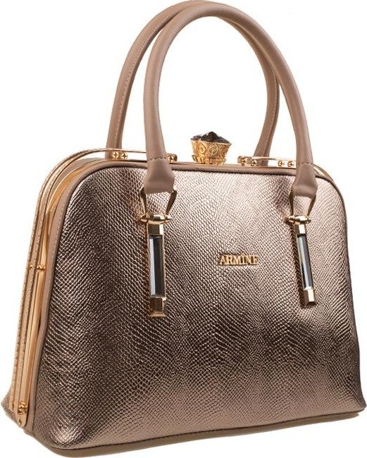 Armine Gold Shiny Women's Classic Handbag  - Image 1