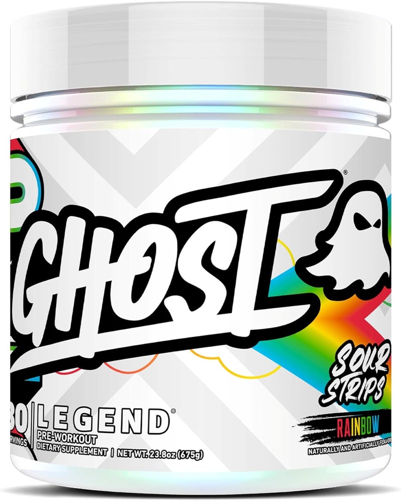 Ghost مسحوق جست ليجند قبل التمرين، نكهات شرائط حامضة - 30 حصة - Image 1
