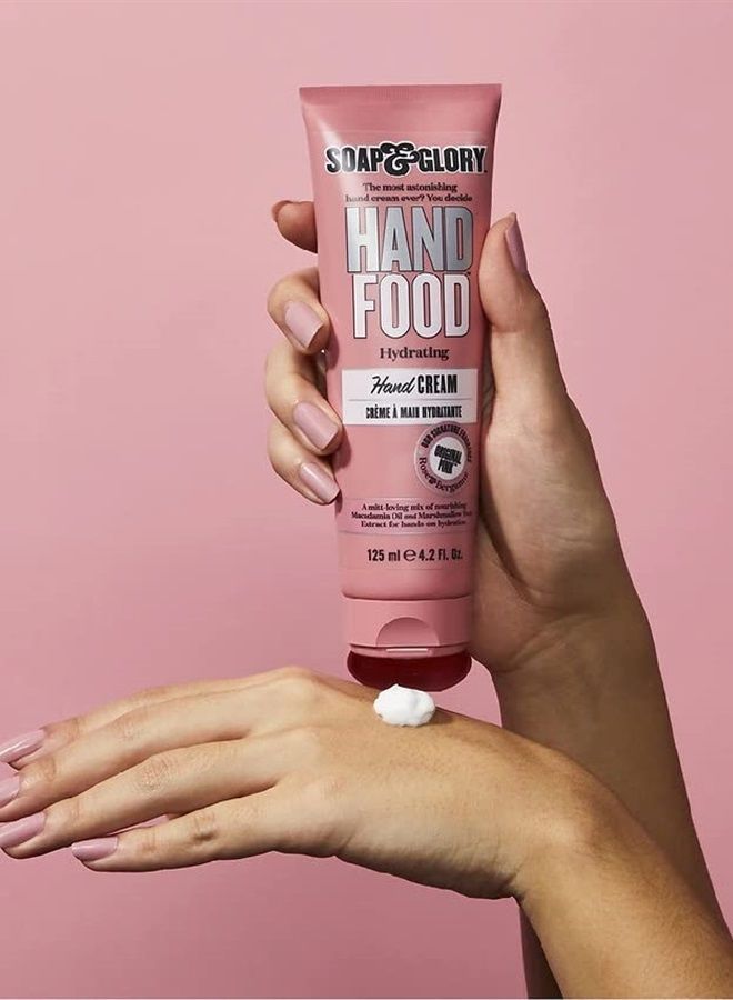 Soap & Glory كريم يد مرطب - زيت لوز + زبدة شيا مرطب للأظافر واليدين - كريم يد برائحة الورد والبرغموت لليدين الجافة (125 مل) - Image 3