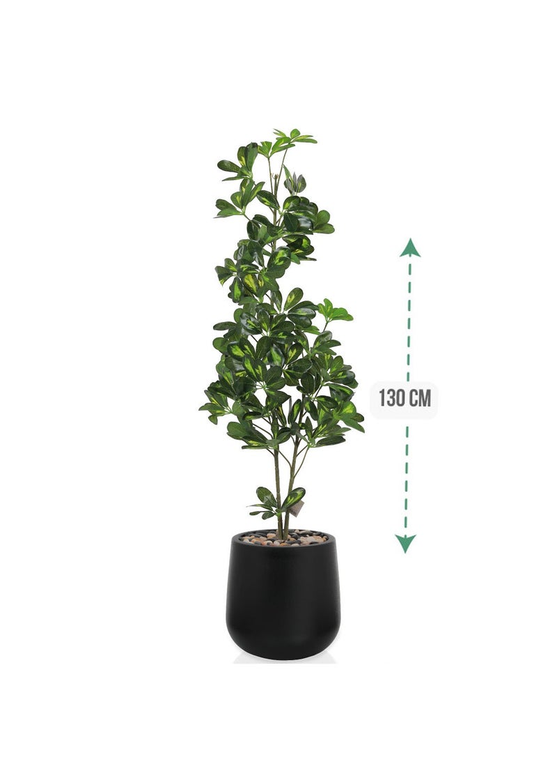co arma Artificial Schefflera tree, height (130cm), plastic pot 