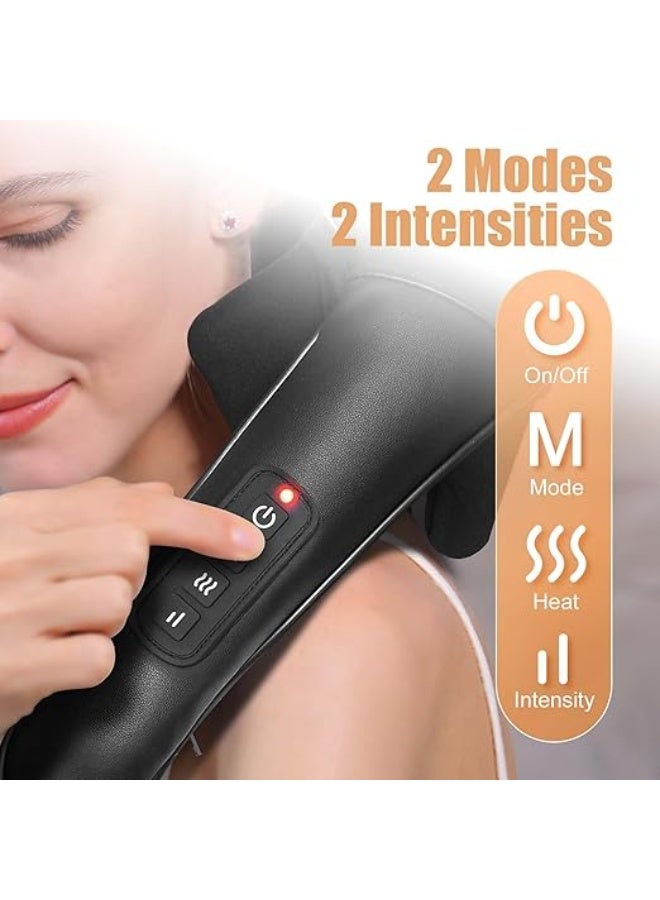 Cordless Shiatsu Back and Neck Massager with Heat - Electric Deep Tissue 3D Kneading Massage Pillow - Durable Relief for Shoulder, Leg & Body Muscle Pain - Practical for Daily Use - Image 4