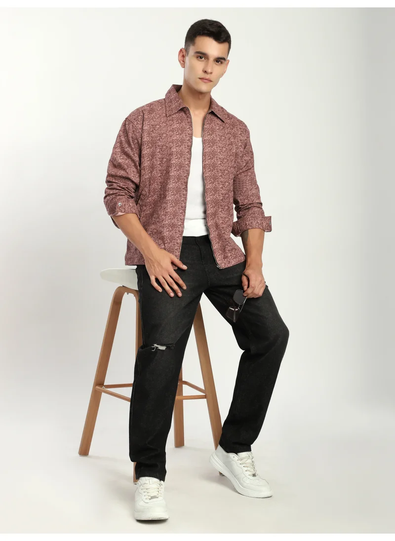 Beyoung Mauve Color Blast Shacket