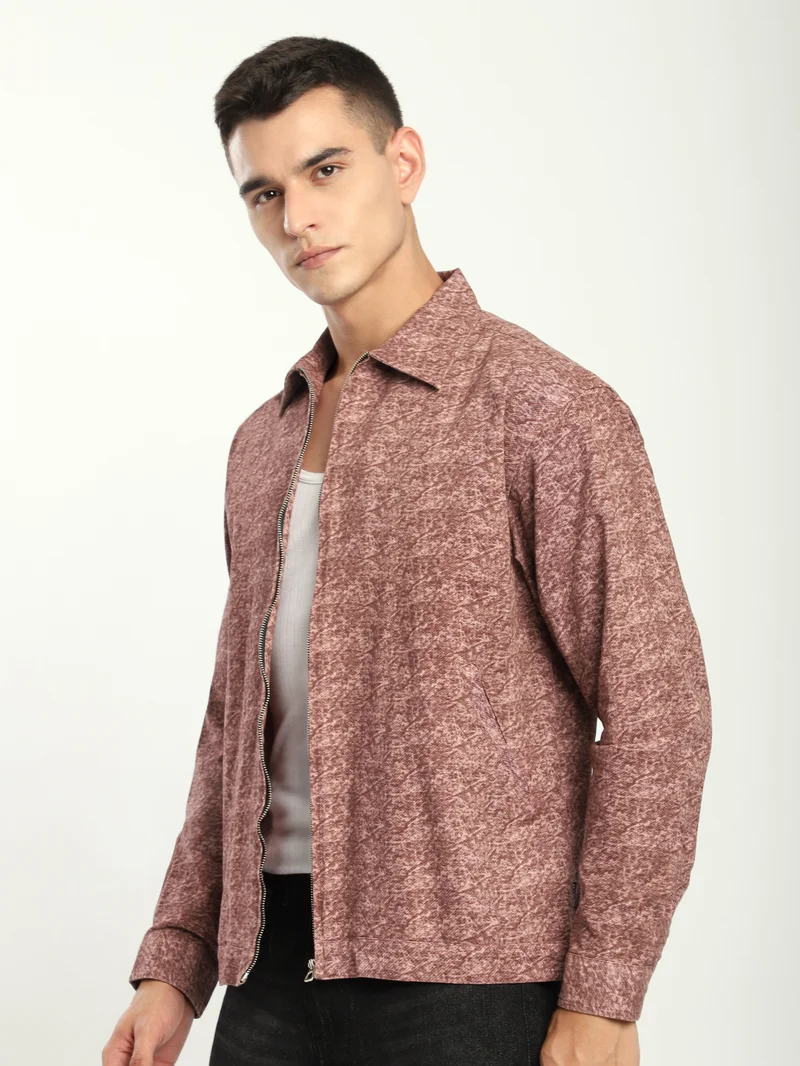 Beyoung Mauve Color Blast Shacket