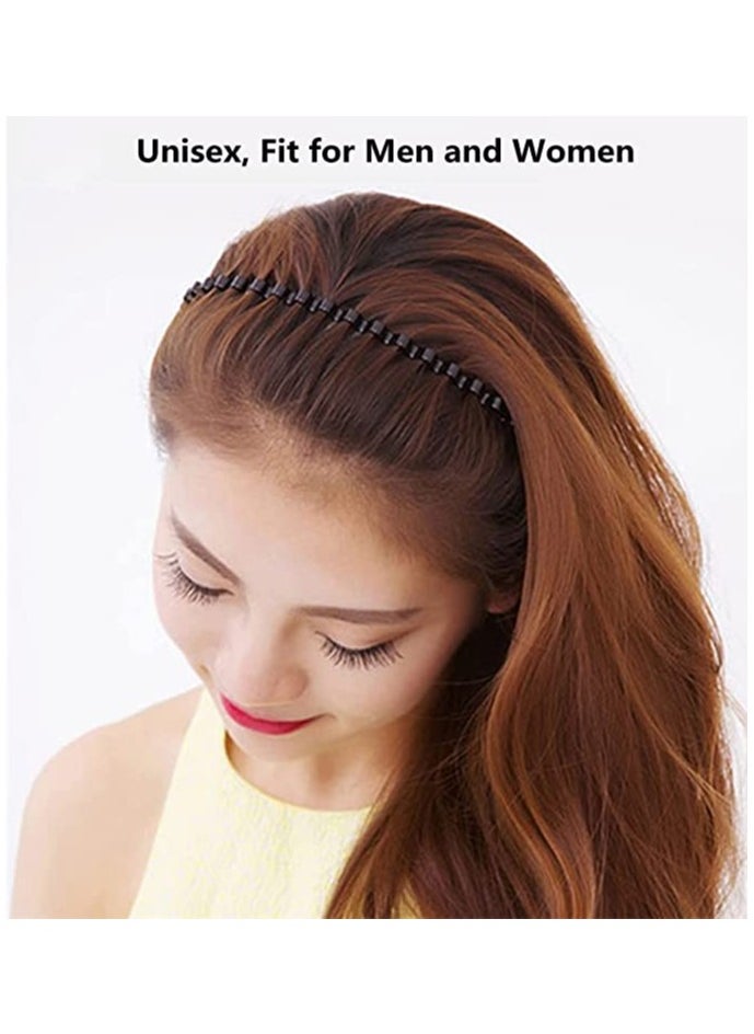 ORiTi - Metal Hair Band for Men Women Headband Black Hair Bands - Image 1