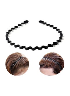 Metal Hair Band for Men Women Headband Black Hair Bands