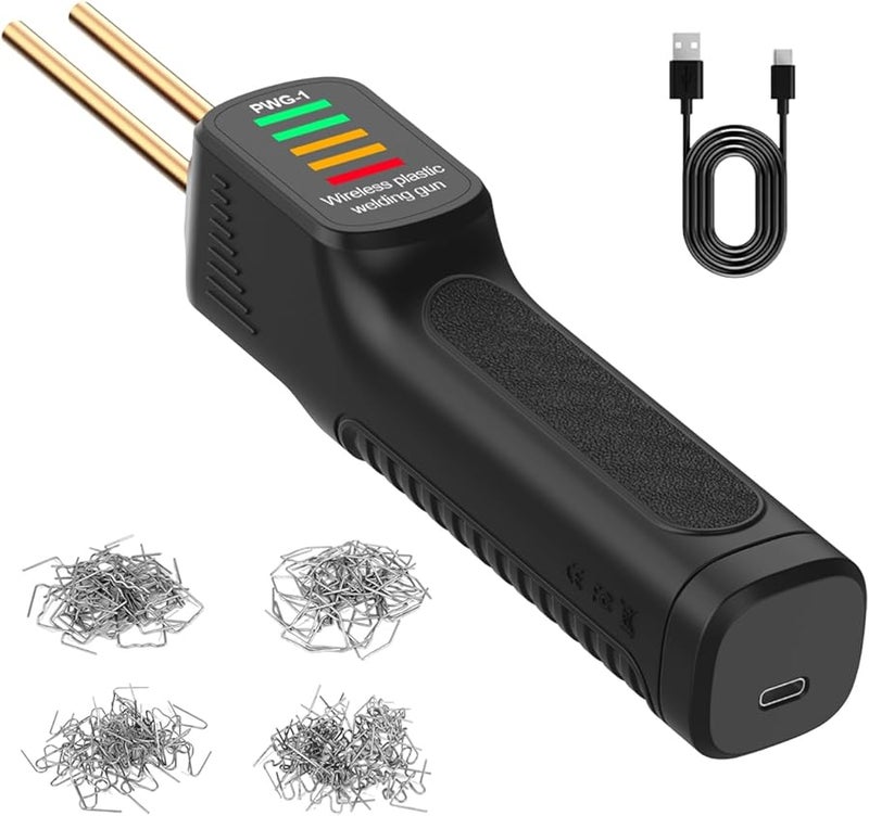 300W أداة لحام البلاستيك بالحرارة الساخنة المحمولة مجموعة إصلاح لوحات العدادات والمصدات والألواح - Image 1