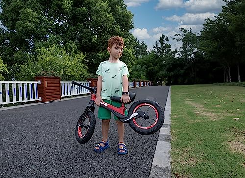 CXWXC 12 Toddler Balance Bike Ages 24 Months to 5 Years Kids Push Balance Bike with Footrest No Pedal Training Bicycle Birthday Gifts for Girls Boys - Image 5