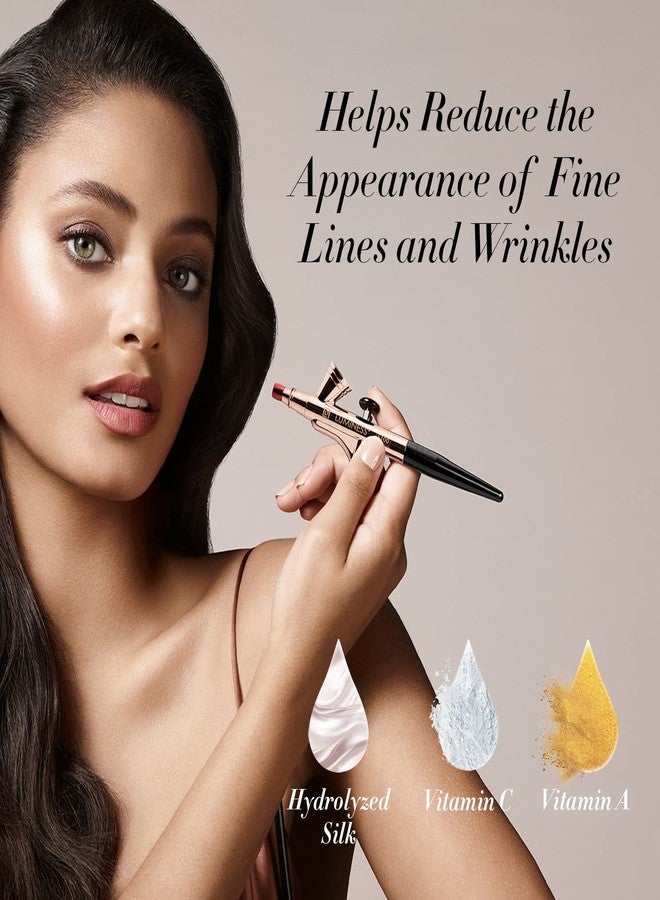 Luminess Air Silk 4-In-1 Airbrush Foundation- Foundation, Shade 090 (.5 Fl Oz) - Sheer to Medium Coverage - Anti-Aging Formula Hydrates and Moisturizes - Professional Makeup Kit for Cordless Air Brush - Image 4