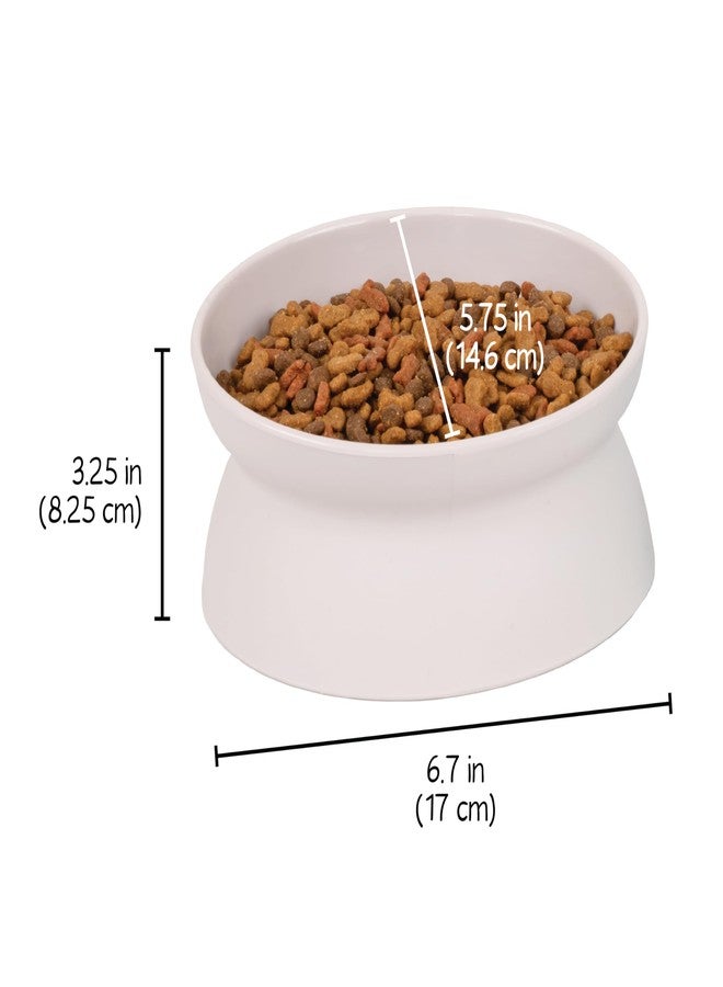 Kitty City Elevated Cat Bowls (Set of 2), Whisker-Friendly Raised Cat Food & Water Dishes, Modern Pedestal Design, Dishwasher Safe, 10.8 oz Each – Teal & Light Pink - Image 4