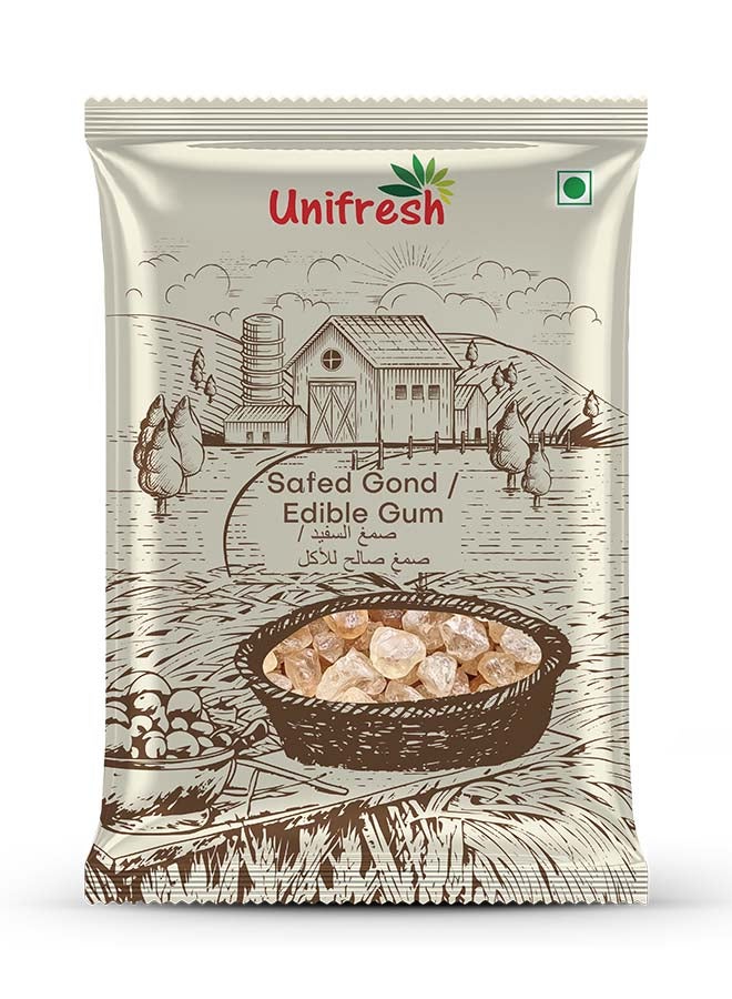 Unifresh صمغ يوني فريش القابل للأكل (غوند الأبيض)، مكون طهي عالي الجودة، 100 جرام - Image 1