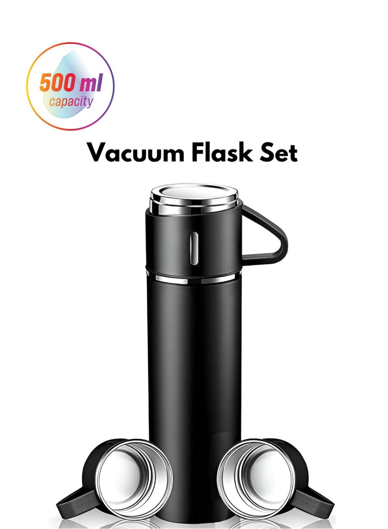 بيتشو مجموعة دورق معزولة بالتفريغ، قارورة مياه من الفولاذ المقاوم للصدأ مع أكواب - Image 1