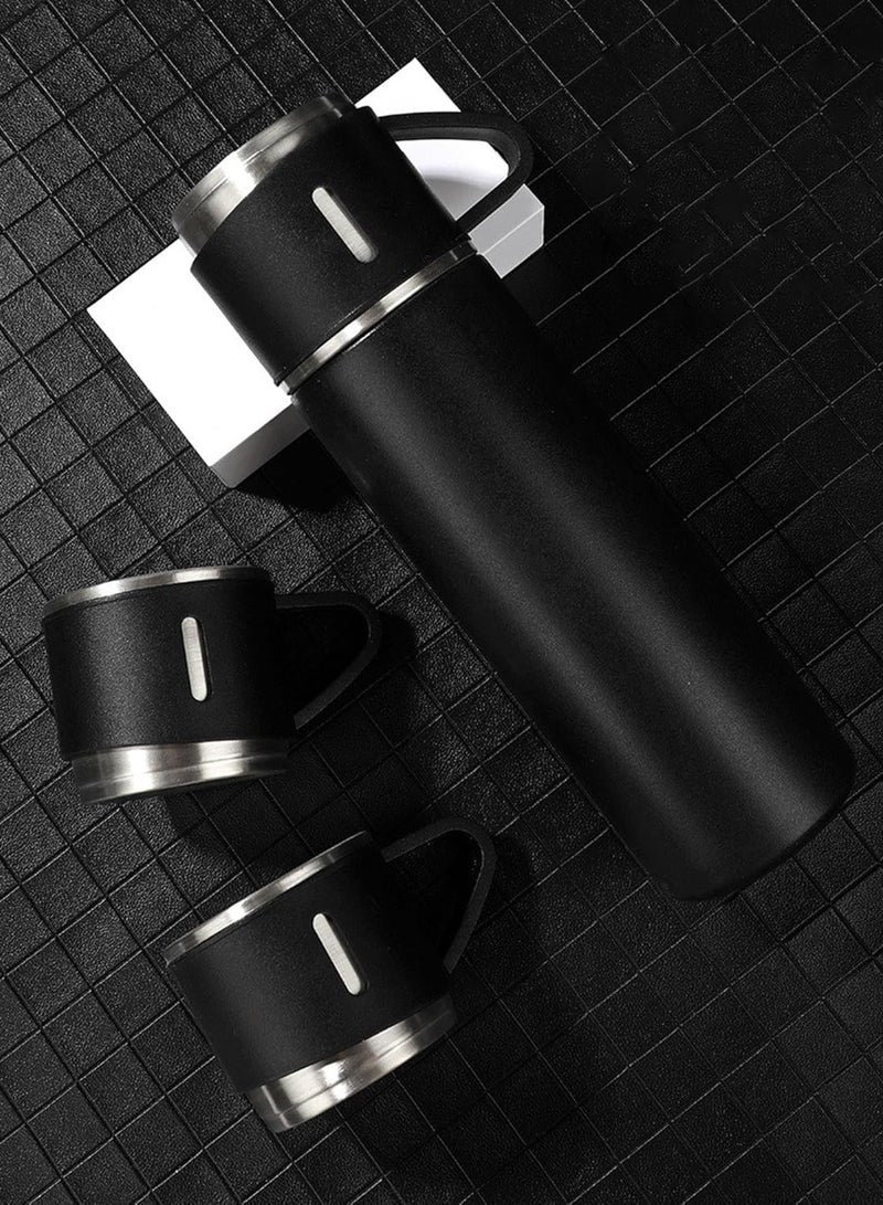 بيتشو مجموعة دورق معزولة بالتفريغ، قارورة مياه من الفولاذ المقاوم للصدأ مع أكواب - Image 3