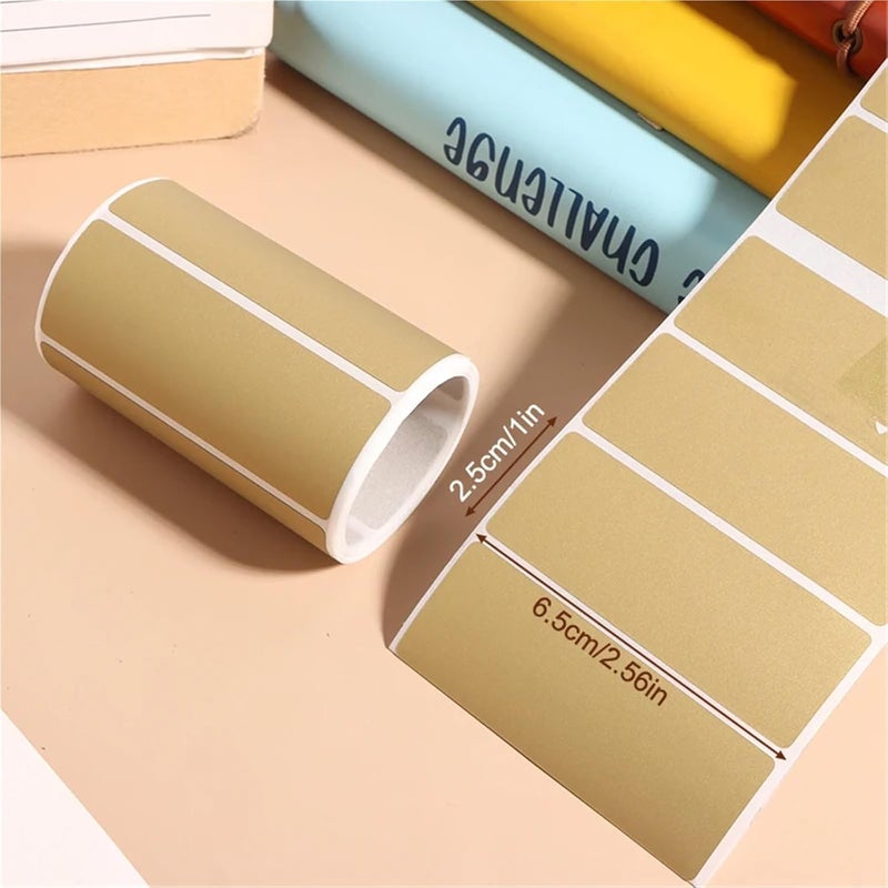 300Pcs/Roll Scratch Off Stickers Labels Secret Code Cover Sticker Self-Adhesive Activity Card(Gold) - Image 2