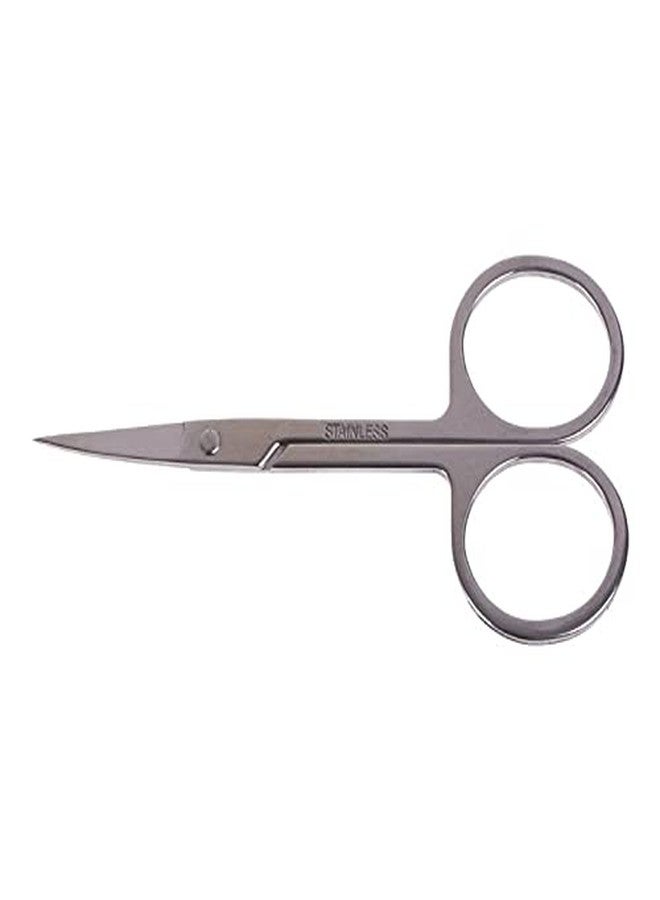 Toolbux 6pc Stainless Steel Beauty Makeup Mini Small Scissors Size Eyebrow Nose Hair Manicure Pedicure Shears Cosmetics Tool (4.5 inch) - Image 4