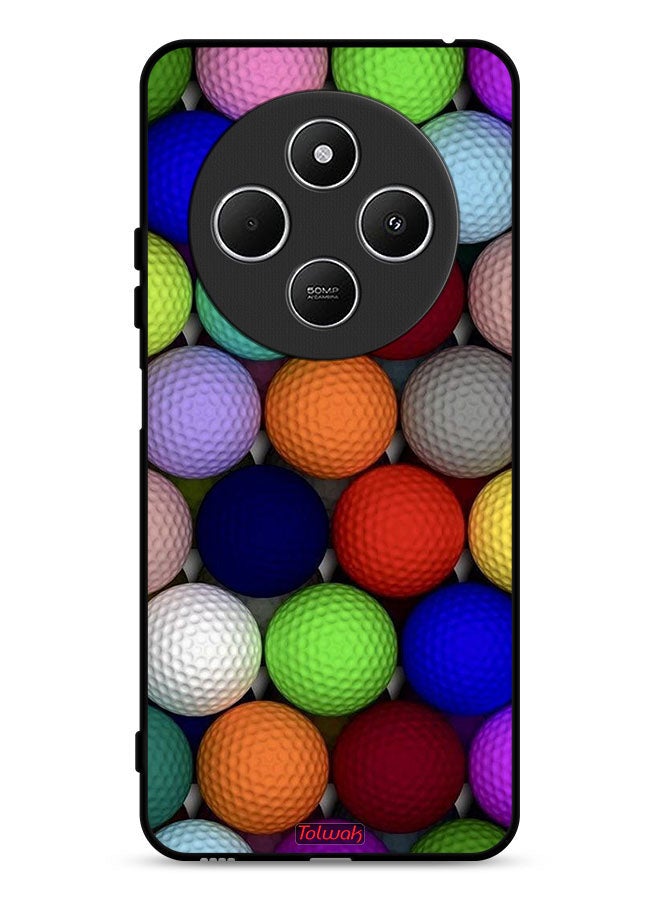 Tolwak Xiaomi Redmi 14R 5G Protective Case Cover Balls Abstract Art - Image 1