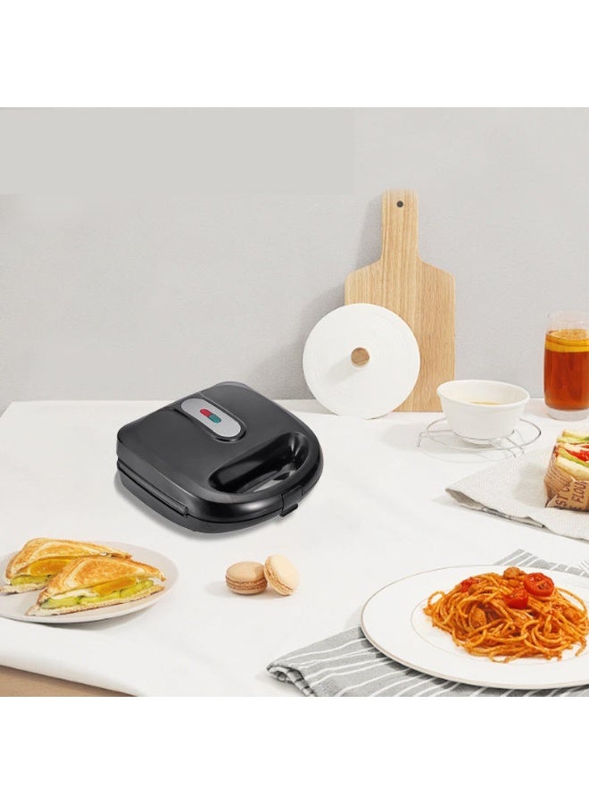 sokany 10-in-1 Multi-Function Sandwich Maker 750W Black – Detachable Plates for Waffles, Donuts, Grilling & Omelets - Image 5