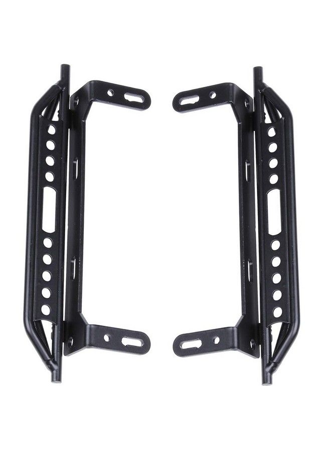 Hobbypark Metal Side Pedal Step Running Boards Foot Plate For Traxxas Trx4 Trx 4 1/10 Rc Crawler Body Shell Accessories (Black) - Image 1