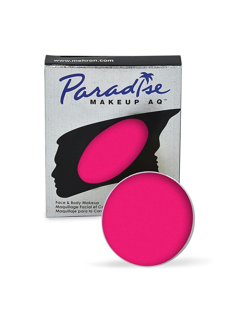 mehron - Mehron Makeup Paradise Makeup AQ Refill (.25 oz) (Intergalactic – Neon Pink/Coral UV) - Image 1