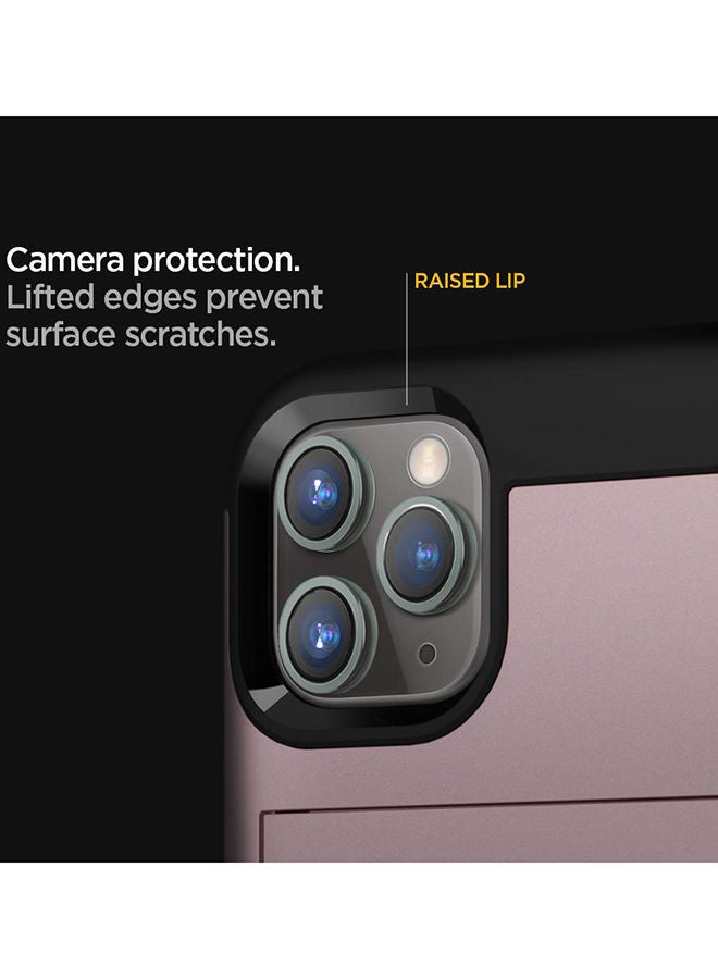 NIBEMINENT Slim Armor CS Card Slot Wallet Case Cover For Apple iPhone 11 Pro Rose Gold - Image 5