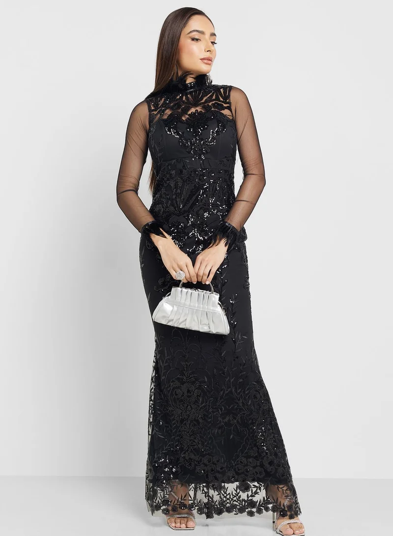 Ella Limited Edition Sequin Mesh Dress