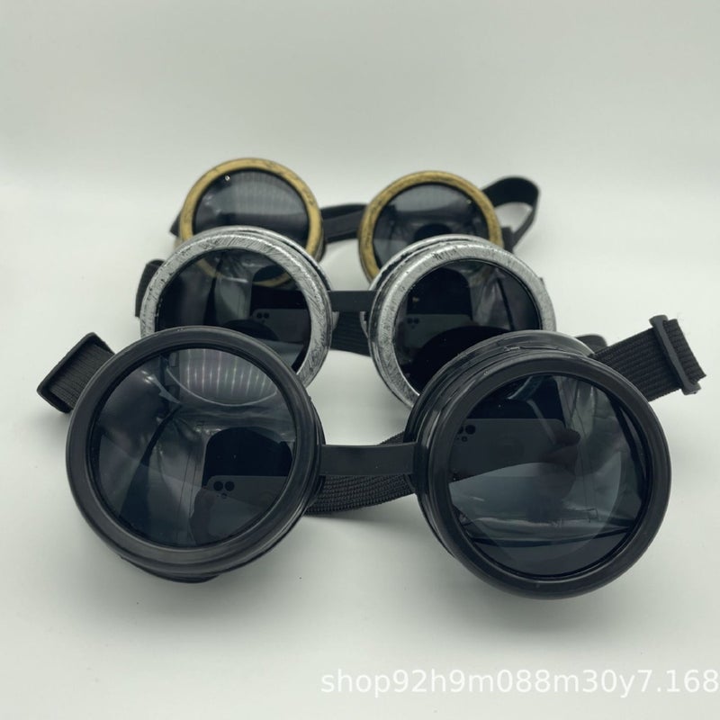 Retro Round Steampunk Sunglasses - Image 2