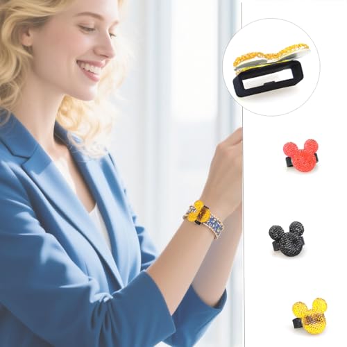 rainbowstar 3 pack Mouse Slider Locks for MagicBand 2.0 & MagicBand+ Snap Lock Magic Band Keeper Magic Band Protectors - Image 5