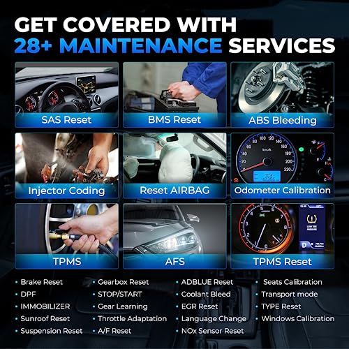 Topdon OBD2 Scanner Diagnostic Tool, TOPDON AD900BT Bidirectional Scan Tool with ECU Coding, 28+ Services, Automotive All Systems Diagnosis Scanner for Car with 2 Years Updates, Active Test - Image 4